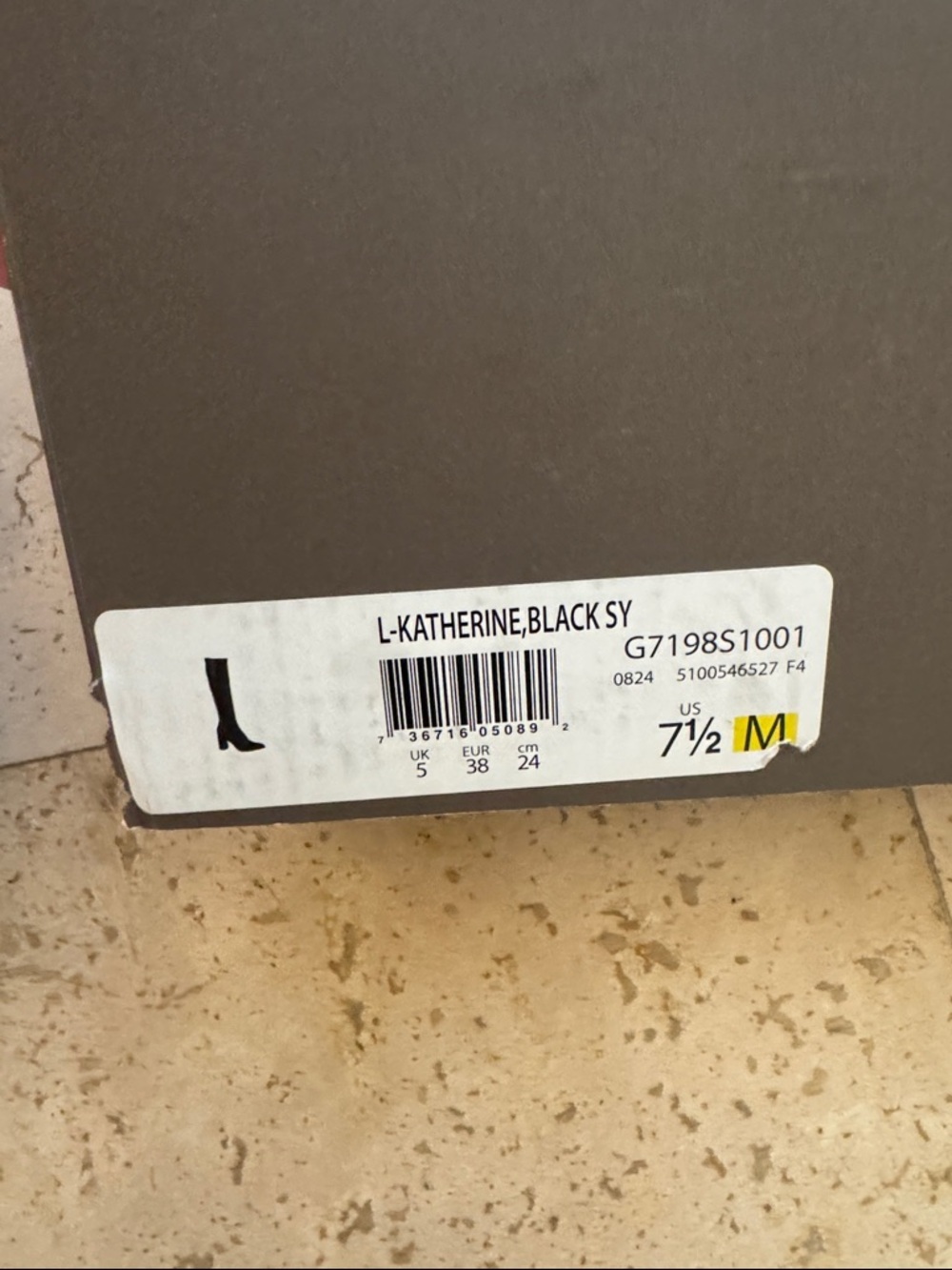 Franco Sarto Katherine Knee High Block Heel Boots, black leather - Picture 8 of 9